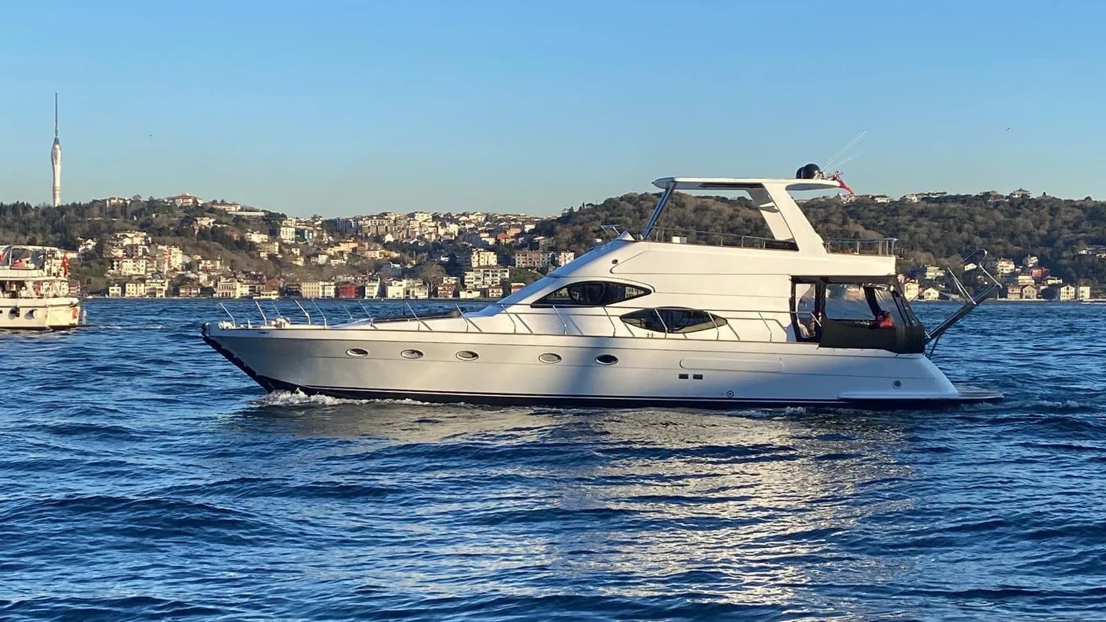 Boutique Yacht · 12 Guests · New — new 12-guest boutique yacht photographed on the Bosphorus